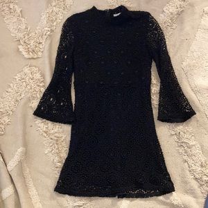 Urban Outfitters Crochet Bell Sleeve Dress